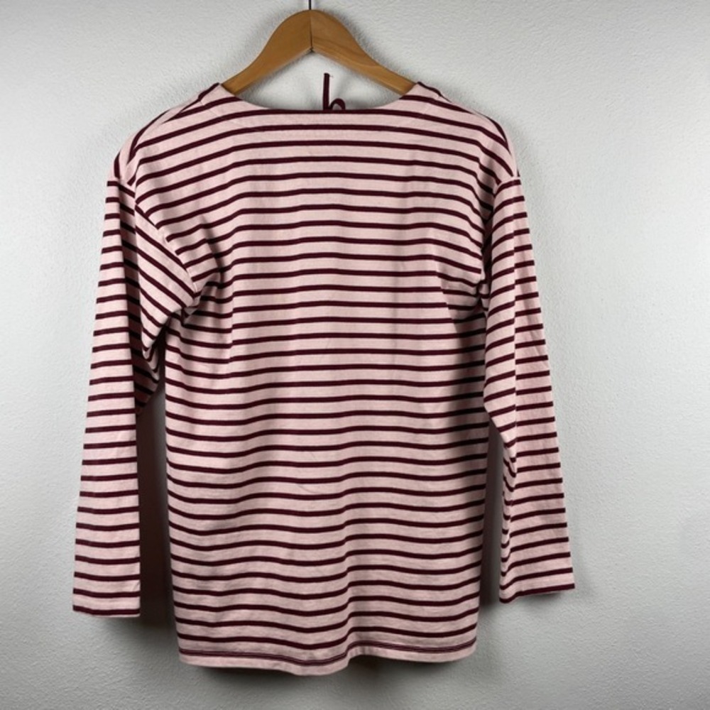 Lands' End Sz XS 100% Cotton Striped Lagenlook 90s Outdoors Classic‎ Logo - Picture 4 of 12